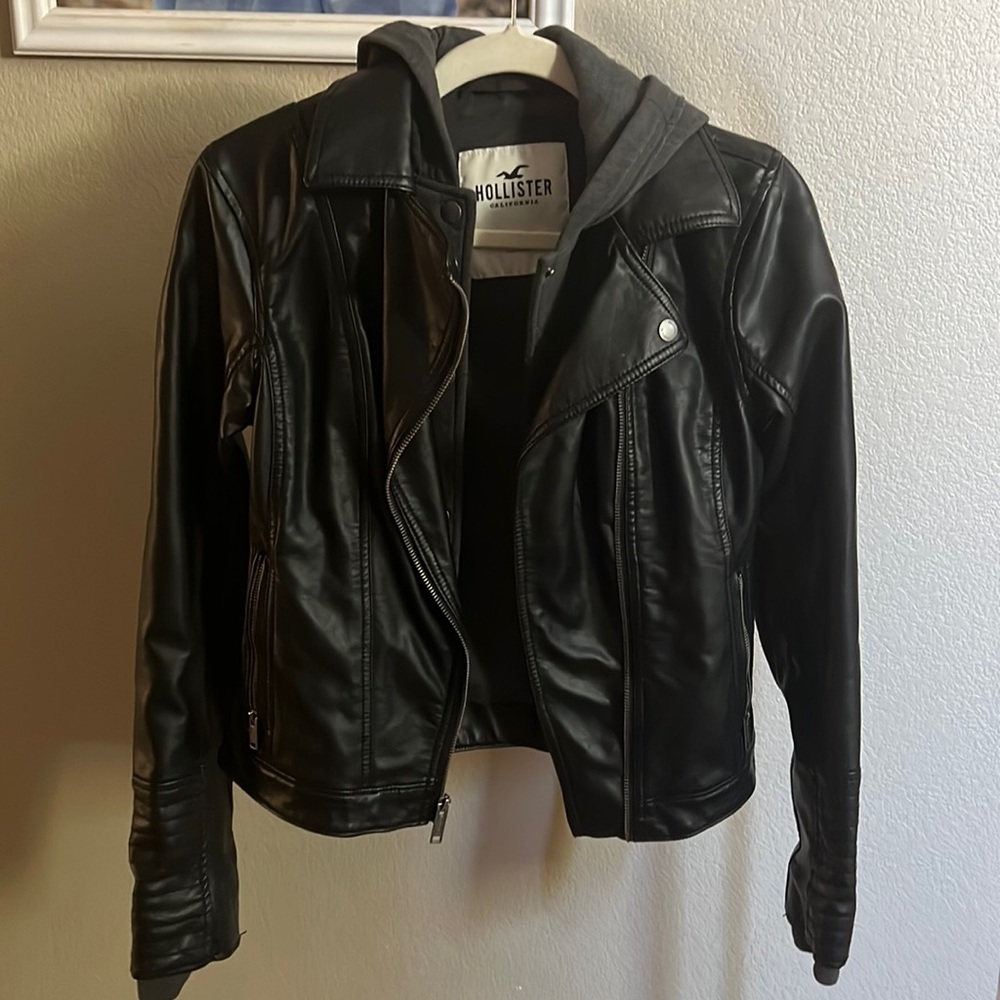Hollister Leather Jacket